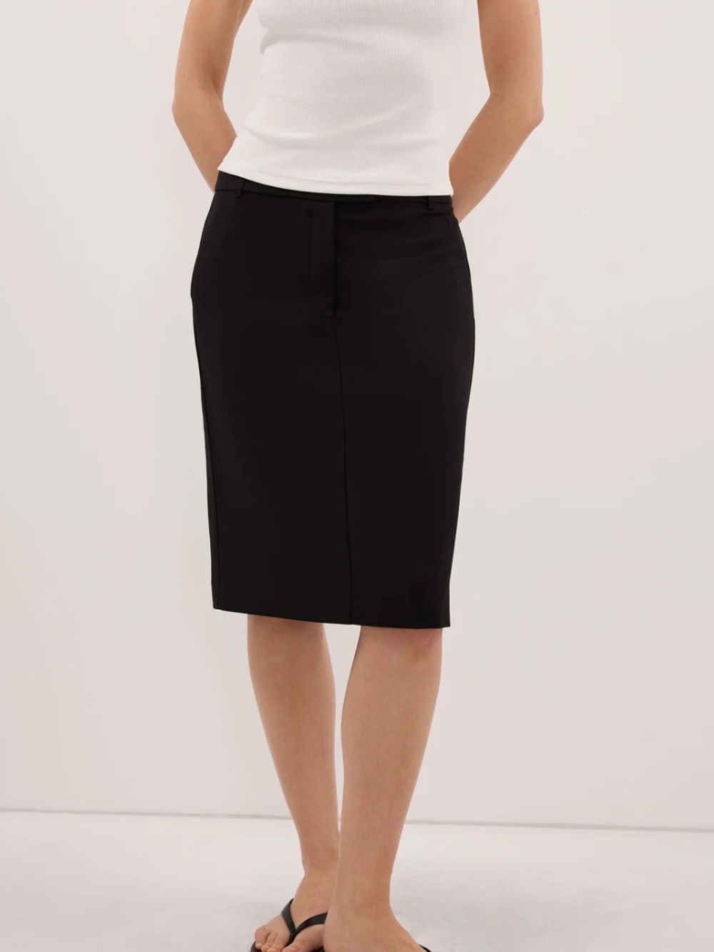 DISSH never worn Parker Black Knee Length Skirt